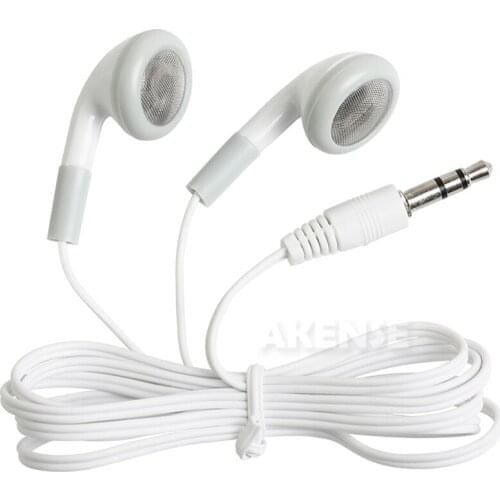 Wholesale 2000pcs Disposable earphones low cost earbuds for Theatre Museum School library,hotel,hospital Gift