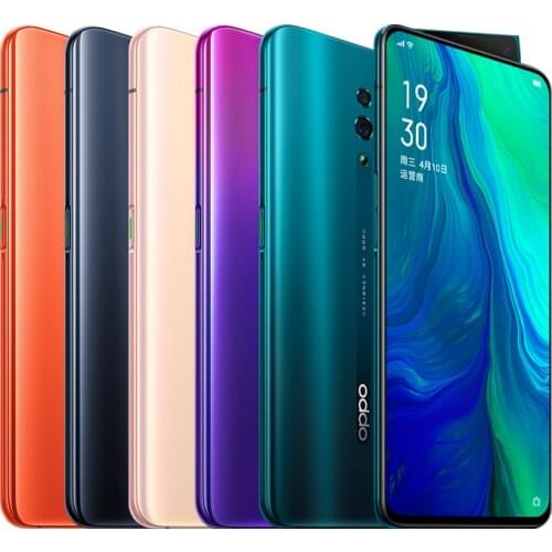 Original Oppo Reno Cell Phone Snapdragon 710 Android 9.0 6.4" IPS 2340X1080 8GB RAM 256GB ROM 48.0MP Fingerprint NFC