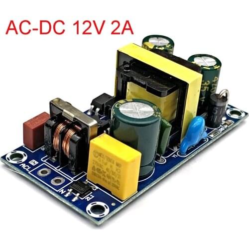 AC To DC Converter 110v 220v To DC 12v 2A 24W Max 2A Switching Power Supply Board LED Driver Power Source Module