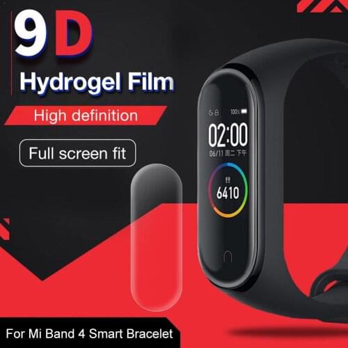 For Xiaomi Mi Band 4 HD Anti-fall Broken-proof Film Screen Protector Soft Film Screen Protection Case Smart Bracelet Accessories