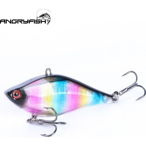 Angryfish Fishing bait plastic Very realistic Fishing lures with 3 Sharp hooks Lifelike baited hook multicolor