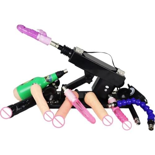 FREDORCH Sex Machine 7 Accessories for Men Women Multi-Speed Adjustable Vibrator Masturabtion Retractable Massage Tool Sex Toys