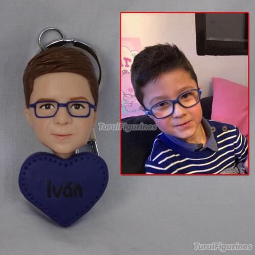 Wedding cake topper diy Toys Statue Personalized Custom keychains Polymer Clay Doll From Pictures Christmas Gift for Boyfriend