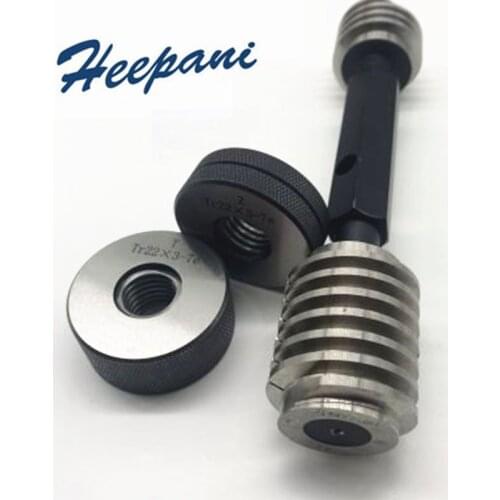 Tr thread gauge Tr18x2 / Tr20x4 Tr22x5 LH 7e 8e 7H 8H trapezoidal T screw thread plug ring gauge O gage NO GO