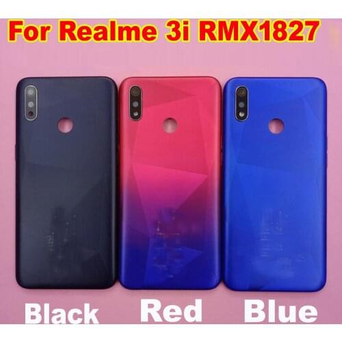 High Quality For OPPO Realme 3i RMX1827 Battery Back Cover Housing Door Rear Case Lid Phone Shell Parts