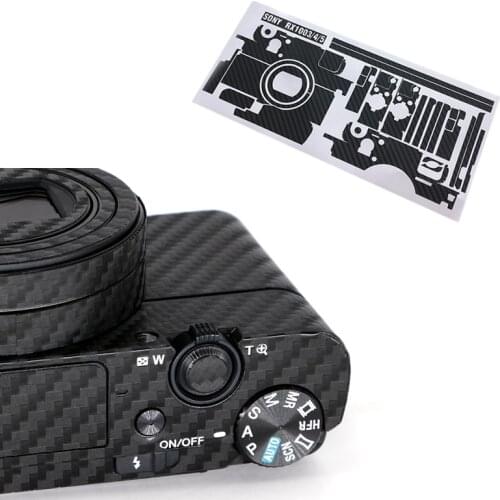 Anti-Scratch Camera Body Carbon Fiber Film Kit For Sony RX100III RX100 IV V VA M4 RX100M3 RX100M5 Cameras Skin 3M Sticker