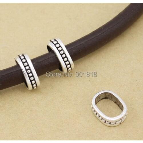 10pcs/bag vintage big hole sideway charms European bead F1083