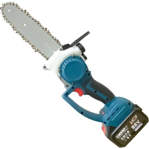1200W Cordless Electric Saw Wireless Brushless Chainsaw Single Hand Rechargeable Household Logging Saw Belt Outdoor Chain Saw
