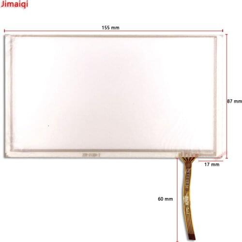 6.2" 4Wire 155*87mm Resistive Touch Screen Panel Digitizer for FPC-0356 ZCR-2136A-2