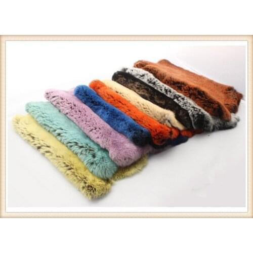 Free shipping wholesale 10pieces / frost on the grass fur Rex / real Rex fur/ genuine Rabbit fur hair/ genuine leather raw color