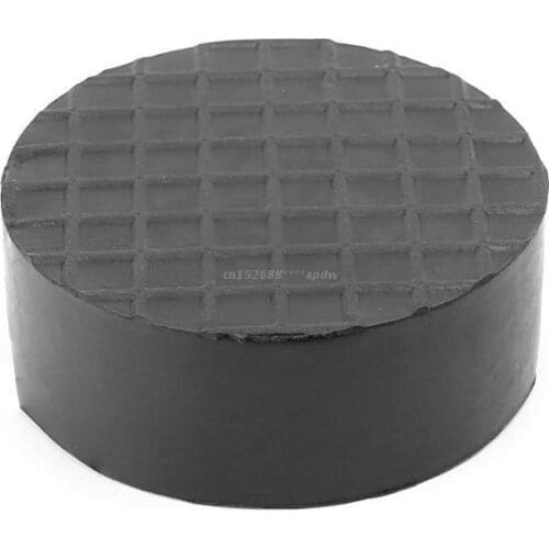 Black Car Jack Rubber Pad Anti-slip Rail Protector Support Block Heavy Duty For Car Lift