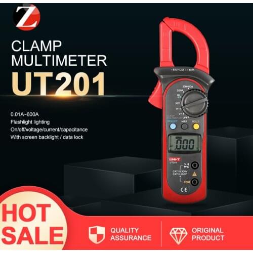 UNI-T Digital Clamp Multimeter UT201 UT202 Diagnostic-tools AC Voltage Diode Tester Digital Clamp Meters Resistance Multi Tester