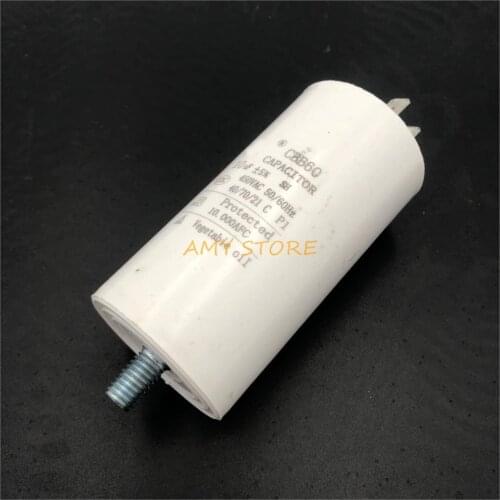 Washing Machine Refrigerator Freezer Air Conditioner Compressor CBB60 35x70mm AC 450V 10uF 5% Motor Running Capacitor 8mm Thread