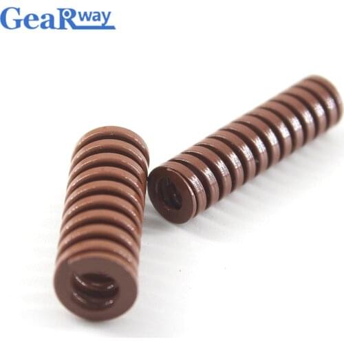 Gearway Brown Die Spring 24% Compression Ratio Mould Spring TB25x60/25x65/25x70/25x95/25x100mm Compression Die Spring
