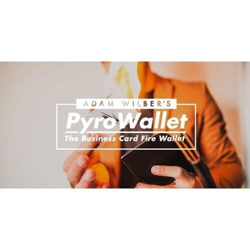 PYRO Wallet Magic Tricks Gimmick Props Magician Close Up Street Illusions Mentalism Funny The Business Card Fire Wallet Magia