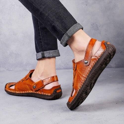 Summer rubber masculina comfort praia white piel walking big de luxury leather para sandals samool for beach dress plage cuero