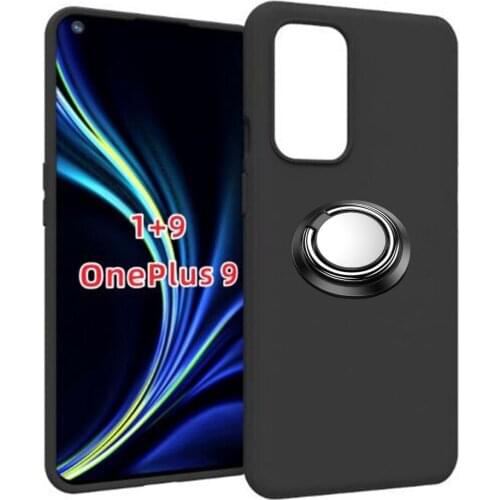 Soft Case For Oneplus Nord N100 N10 8T 8 Pro 6 5 7 5T 7T 1 3 3T 2 9 Pro Back Ring Metal Car Magnetic Holder Cover
