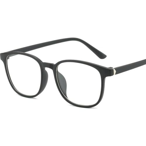 2020 New Classic Vintage Glasses Frame Square Lens Flat Myopia Optical Mirror Simple Women/Men Glasses Frame