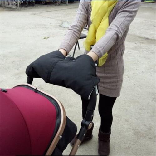 New Baby Waterproof Winter Baby Pram Stroller Fingerless Gloves Warmer for Baby Stroller