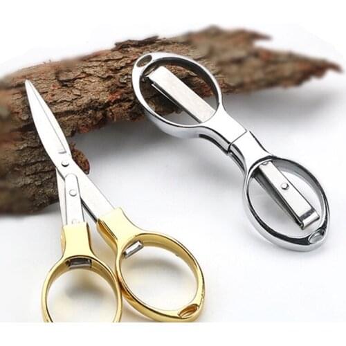 New Carbon Steel Fishing Scissors Mini Folding Fishing Use Scissors Cutter Camping Fishing Pliers Scissors Line Cutter Tool 2021