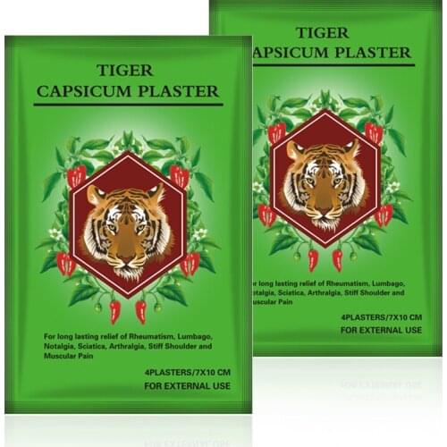 2bags=8pcs/lot Chinese herbal heating patch natural ingredients chilli hot capsicum warmte plaster cure arthritis plasters