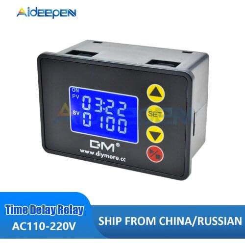 1.37 Inch Programmable Digital Timer Relay Switch Control AC 110V 220V 10A Microcomputer Time Controller Time Delay Relay Module