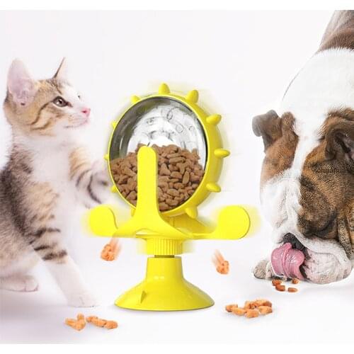 Pet Supplies Cat Toys Interactive Treat Leaking Toy for Kitten Small Dogs Rotatable Wheel Toys Pet Products Accessories