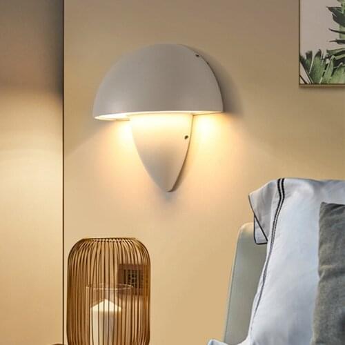 6W Outdoor Garden LED Porch Light Hotel Restuarant Wall Lamp Mushroom Shape Wall Light For Courtyard Aisle Villa Balcony