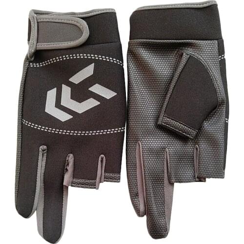 Winter Fishing gloves Warm Moisture Wicking Anti-slip Gloves Imported Sheepskin Wear-resistant Fabric mens gloves