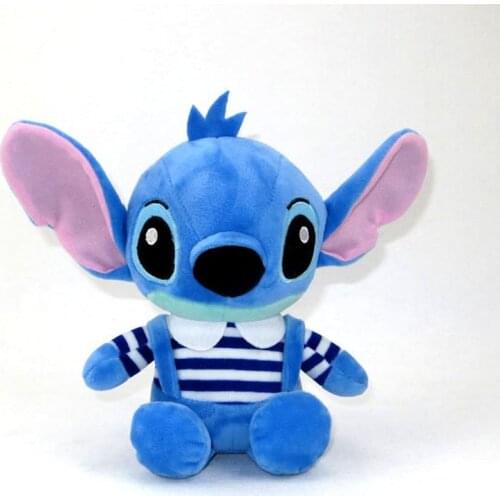 1 pcs cute Anime Stitch plush toys wear clothes disney 20 cm Stitch Plush Doll Toys Kids Birthday Gift