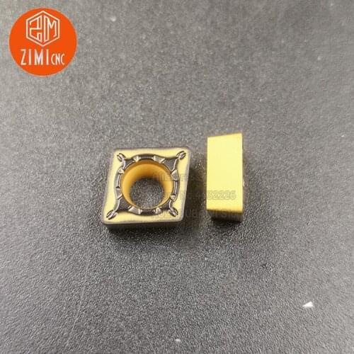 10pcs CCMT09T308-PL SC4025 Tungsten Carbide Insert Lathe Accessories Lathe Knife CCMT32.52 Rhombus Boring Cutter Blade