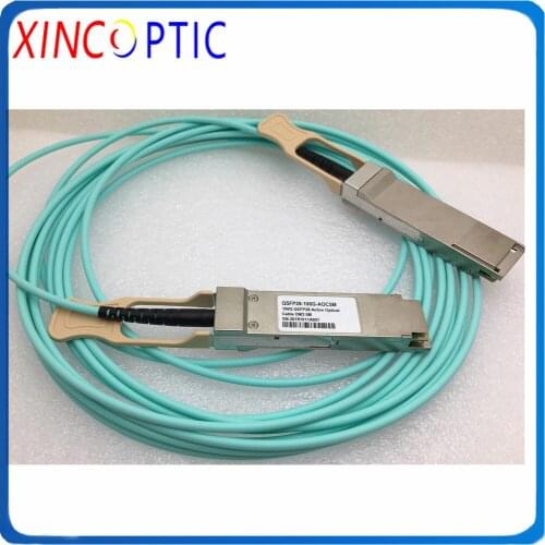 100G QSFP28 AOC OM3 Cable,100Gbps QSFP28 15M 20M OM3 QSFP28-100G-AOC Active Optic Fiber Cable