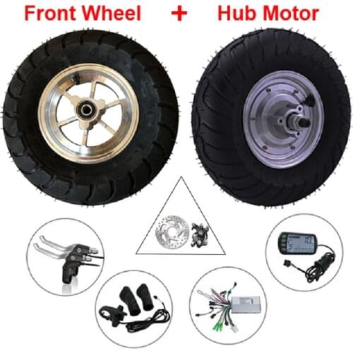 13 inch e bike hub motor 13'' Flat Tyre bicicleta electrica Electric Wheel 24-48v 350W-800W BLDC 12-50km/h electric engine