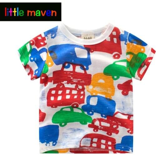 2018 Boys Girls T-shirt Childrens T Shirt Baby Clothing Little Boy Girl Summer Shirt Cotton Tees Cartoon Clothes 2-10 Years