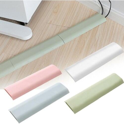 TV Cable Wire Cord Tidy Cover Wall Kit Computer Audio Home Safe cover Hide Cable Organizer U1S3