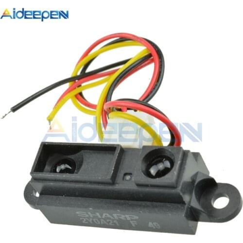 DC 4.5V-5.5V GP2Y0A21YK0F GP2Y0A21 Infrared Proximity Sensor IR Analog Distance Sensor 10-80cm Infrared Distance Sensor Module