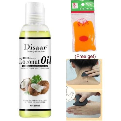 Disaar Coconut Oil Body Face Massage Essential Oil Moisturizing Whitening Improve sleep Relaxation Oil Control Skin Care