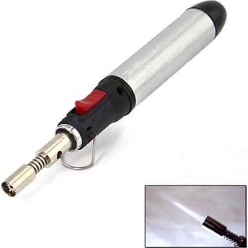 12ml Gas Blow Torch Soldering Solder Iron Gun with Tool Tip Cordless Pen Burner