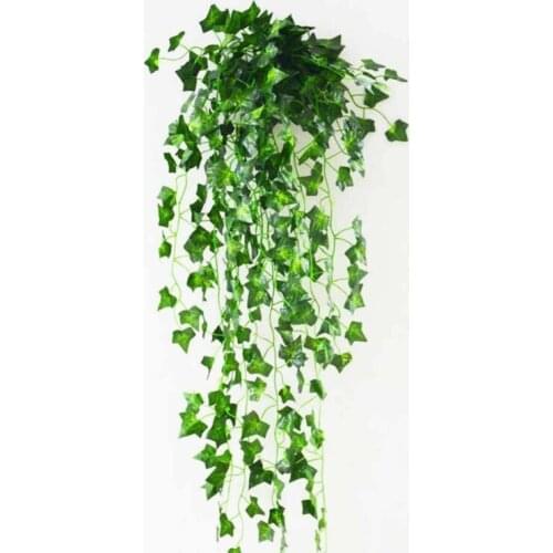 2.1m Artificial Ivy Leaf Plants Hanging Wedding Garland Fake Foliage Home Decor
