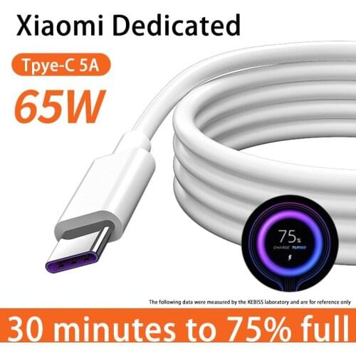 5A USB C-type cable Xiaomi 10 fast charging cable Huawei p30 p20 redmi mobile phone power supply USB C cable Charger USB cable