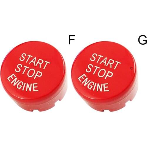 Start Stop Engine Push Button Switch Cover Interior Decoration for X1 X3 X5