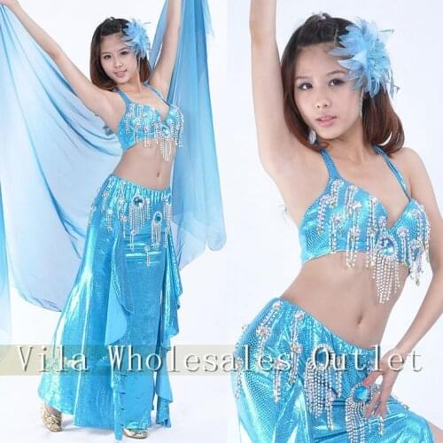 Belly Dance Costume snakeskin 34c/75c 2pcs Bra&Skirt Sexy Dancing women dance clothes Set bellydance wear 8 color 712