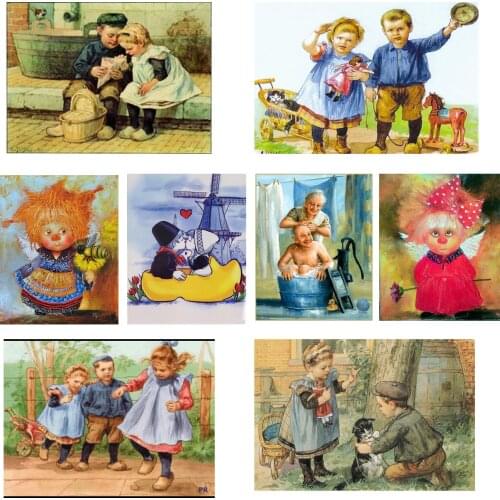 Carton Square Full Drill Mosaic Rhinestone 5D DIY Diamond painting 3D cross stitch kits Home Decor Crafts embroidery Needlework