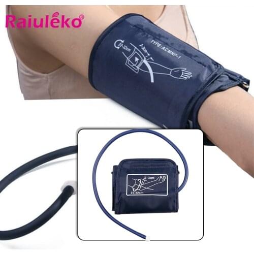 Arm Blood Pressure Cuff Arm Reusable sphygmomanometer Adult Arm Single-tube Monitor Heart Beat Rate Pulse Nibp Cuff 32cm-42cm