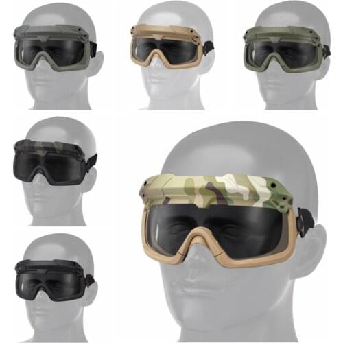 Motorcycle Windproof Tactical Airsoft Hunting Goggles Wargame Goggles Helmet Eyewear Paintball Eye Protect Sunglassesmm