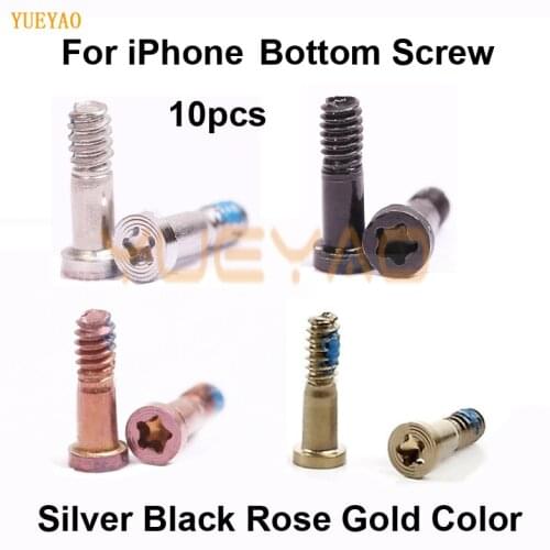 10Pcs Torx Screw 5-Point Star Bottom Screws Kit For iPhone 6/6S/6 Plus/6S Plus/5S Bottom Screws