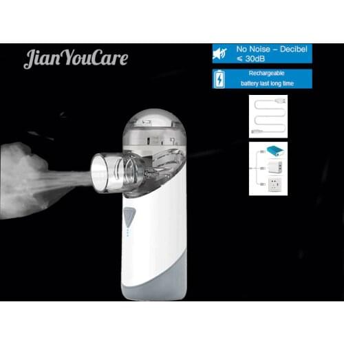JianYouCare Mesh Nebulizer Medical Portable Silent Atomizer Rechargeable USB Inhaler Baby Waterproof Asthma inhalator for kids