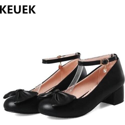 New Children High Heels Girls White Black Princess Dress Dance Shoes Baby Toddler Student Bow Kids Leather Shoes 02C