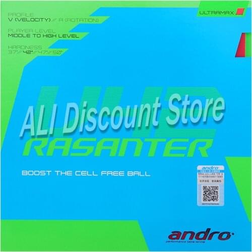 Original Andro Table Tennis Rubber Rasant V42 Pimples In Ping Pong With Sponge Tenis De Mesa