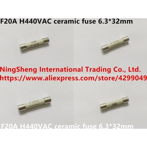 Original new 100% Germany import fuse 6.3*32mm F20A H440VAC ceramic fuse